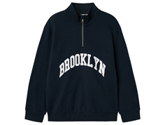 Name It dark sapphire Brooklyn halv lynlås sweatshirt